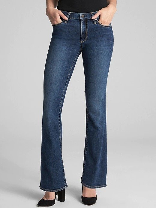 Mid Rise Perfect Bootcut Jeans
