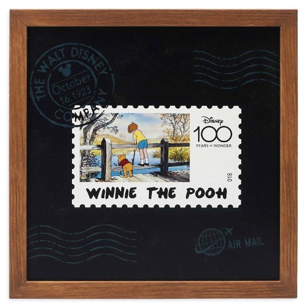 Winnie the Pooh 百年纪念邮票+装饰框