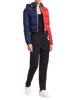 - Mikayla Snap Off Sleeve Cropped Puffer Jacket