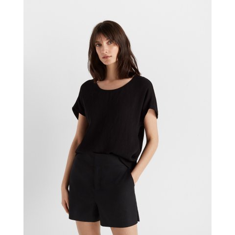 Club MonacoTextured Scoop Neck Top