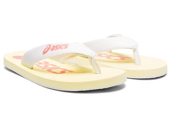 Unisex FLIP FLOP | White/Guava | Sandals & Slides | ASICS