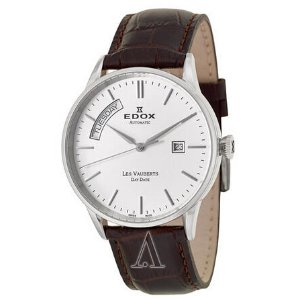 Edox Men's Les Vauberts Day Date Automatic Watch 83007-3-AIN