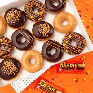 Krispy Kreme Reese's口味甜甜圈夏日火爆回归