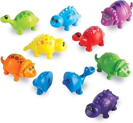 Snap-n-Learn Matching Dinos - 18 Pieces