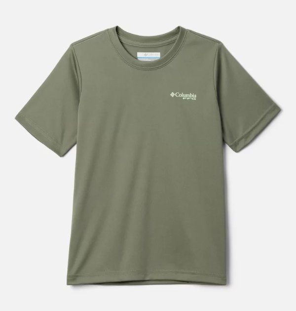 Boys' PFG Terminal Tackle™ Tarpon Print Short Sleeve Shirt