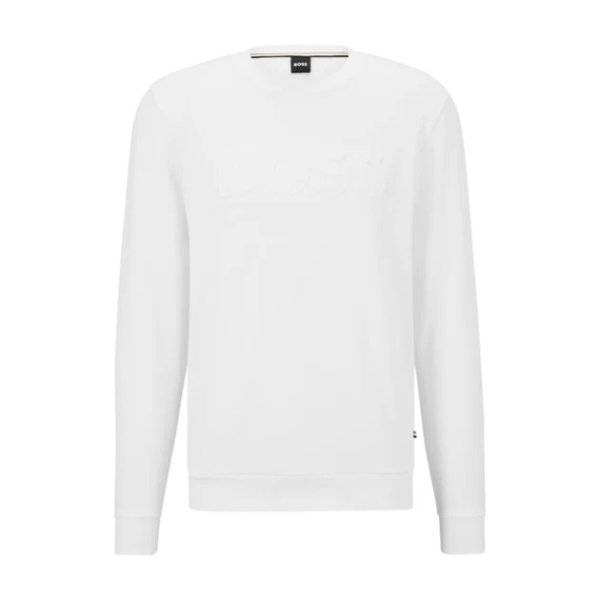 emed-logo loungewear sweatshirt in cotton terry