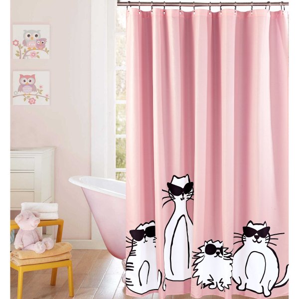 Cool Cat Shower Curtain