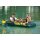 Seahawk 2 Inflatable 2 Person Floating Boat Raft Set with Oars & Air Pump