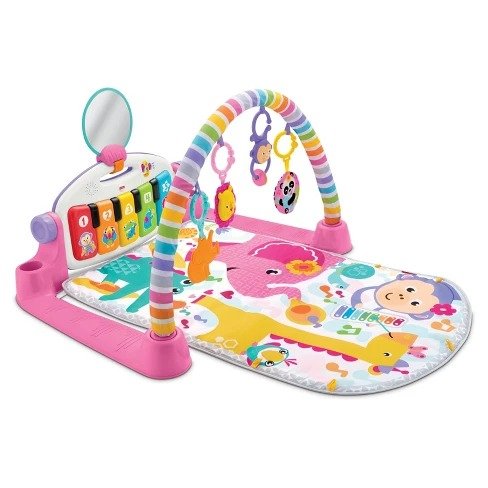Deluxe Kick & Play Piano Gym Playmat - Pink