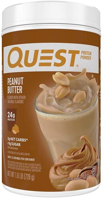 Peanut Butter Protein Powder, High Protein, Low Carb, Gluten Free, Soy Free, 25.6 Ounce (Pack of 1)