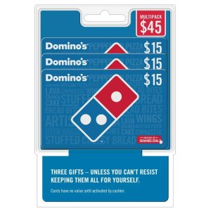 $15 Domino's Pizza Gift Card, 3 pk.