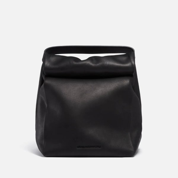 Women's Lunch Bag Small Top Handle - Black