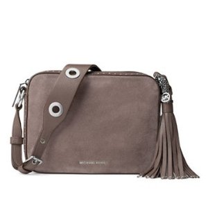 MICHAEL Michael Kors Brooklyn Large Grommeted Suede Camera Bag @ Lord & Taylor