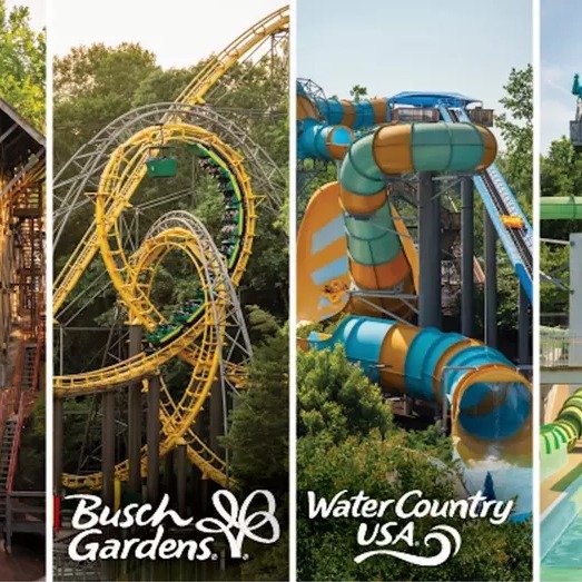 One-, Two-, or Three-Day Ticket to Busch Gardens and Water Country USA (Up to 43% Off).