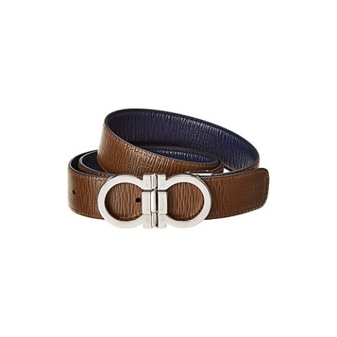 Salvatore FerragamoReversible & Adjustable Leather Belt