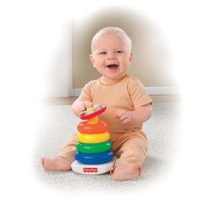 Fisher-Price Rock-A-Stack Wedge Package Toy