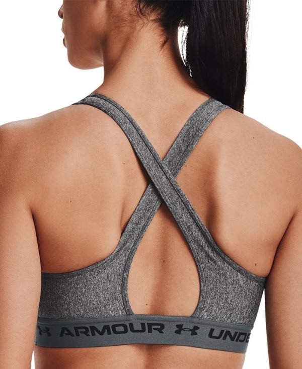 Women's HeatGear® Crossback Medium Impact Sports Bra