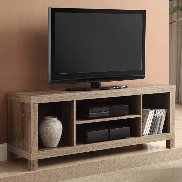 TV Stand for TVs up to 42", Rustic Oak