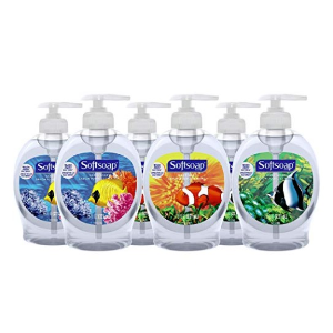 Softsoap Liquid Hand Soap, Aquarium - 7.5 fluid ounce (Pack of 6)