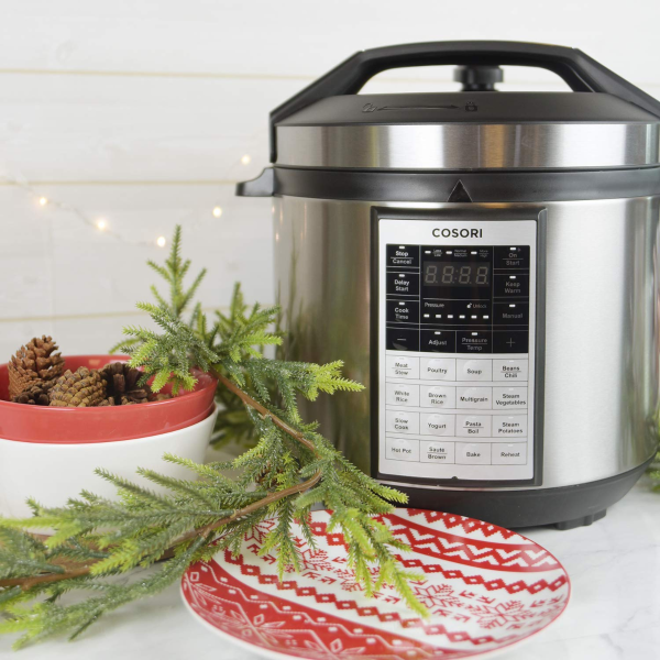 COSORI Electric Pressure Cooker 6 Qt 8-in-1 Instant Stainless Steel Pot @ Amazon.com