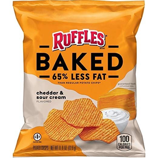 Baked Ruffles Baked Ruffles Cheddar Sour Cream, 40 Count