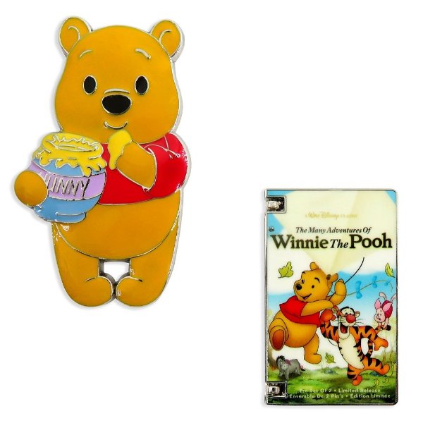 Winnie the Pooh VHS Pin Set – Limited Release | shopDisney