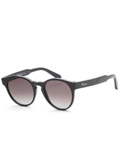 Ferragamo Women's Black Round Sunglasses SKU: SF1068S-001 UPC: 886895558709