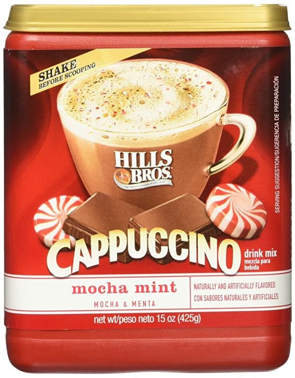., Cappuccino, Mocha Mint, 15oz Canister (Pack of 2)