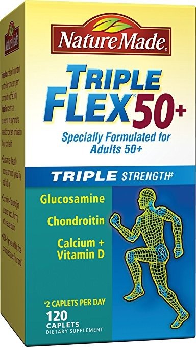 TripleFlex Triple Strength 50+ Caplet (Glucosamine Chondroitin MSM) Value Size 120 ct