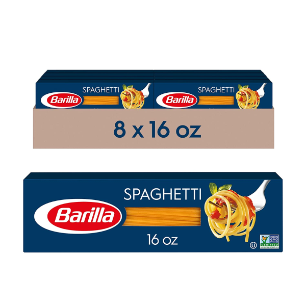 Spaghetti Pasta, 16 oz. Box (Pack of 8)