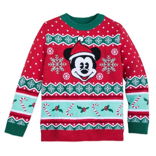 Mickey Mouse Family Holiday Sweater for Boys | shopDisney
