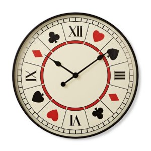 Frontgate Playing Card Clock