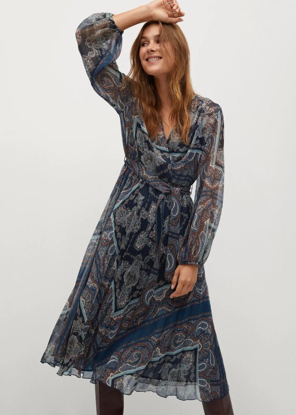Flowy printed dress - Women | OUTLET USA
