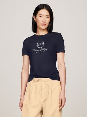 Slim Fit Laurel Logo T-Shirt