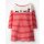 Stripy Applique Tunic (Ivory/Beam Red Cats)