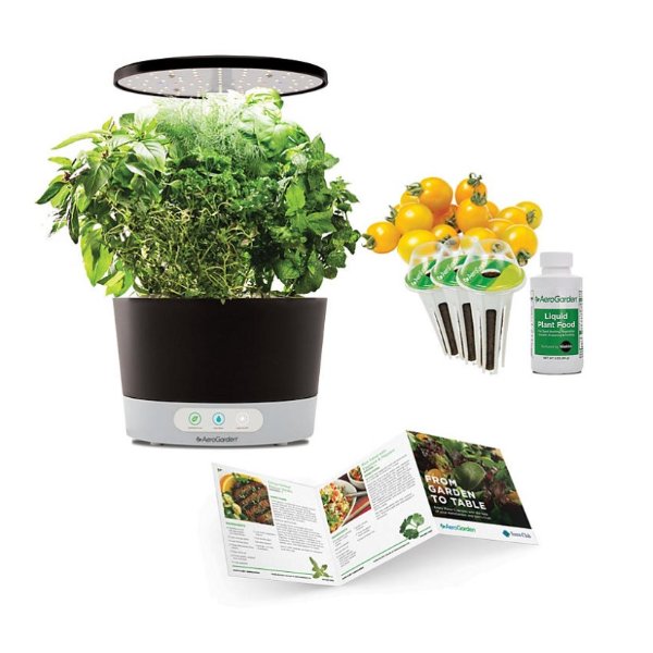 en Harvest 360 Hydroponic Garden Bundle with Extra Seed Pod Kit and Recipe Book