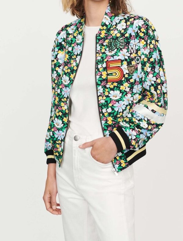 BIKAEL Floral print jacket