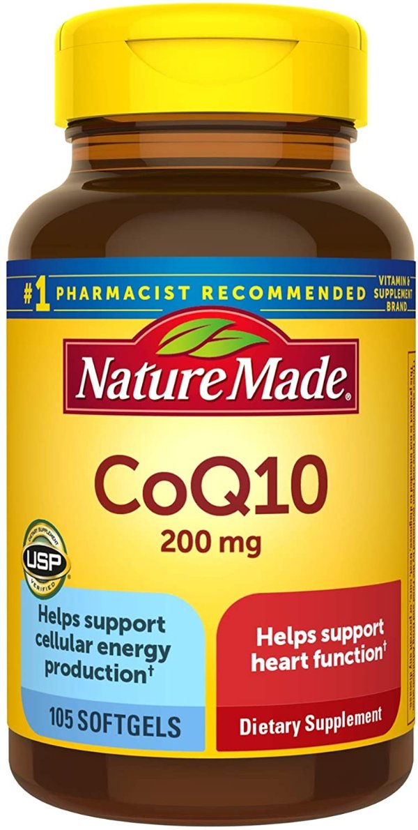 CoQ10 (Coenzyme Q 10) Softgel, 105 count