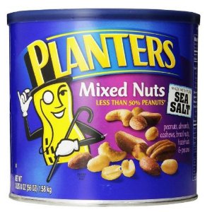 Planters Mixed Nuts With Pure Sea Salt, 56 oz. Tin