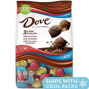 DOVE PROMISES Variety Mix Chocolate Candy, 150 Count