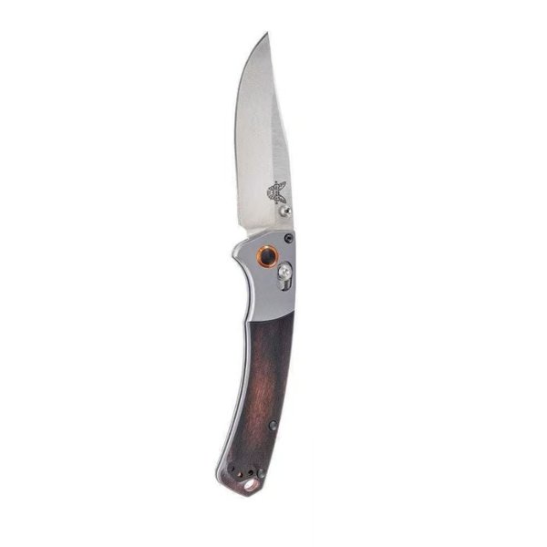 Benchmade 15085-2 Mini Crooked River Manual Hunting Folding Knife (Plain Clip-Point Blade)