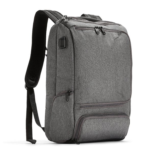 Professional Slim Laptop Backpack with USB Port -.com