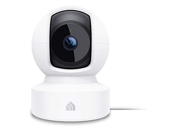 Kasa Indoor Pan/Tilt Smart Home 1080p HD Security Camera Wireless 2.4GHz with Night Vision, Motion Detection, Cloud & SD Card Storage, Works with Alexa & Google Home (EC70)