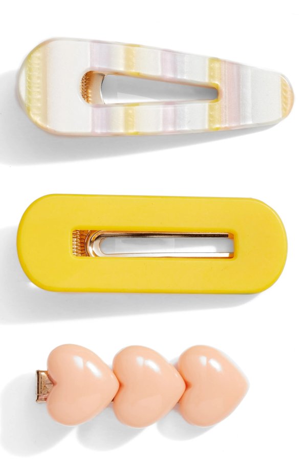3-Pack Hair Clips