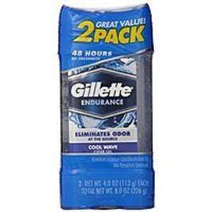 2-Pack of Gillette Clear Gel Anti-Perspirant/Deodorant