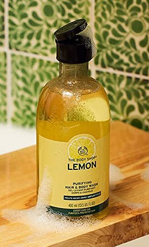 Lemon Purifying Hair & Body Wash 400ml, 13.5 Fl Oz