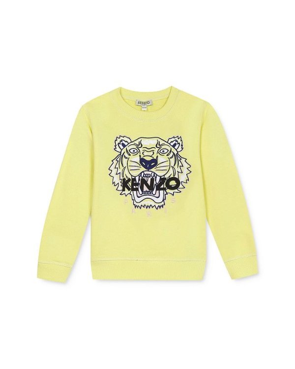 Girls' Tiger Graphic Sweatshirt - Little Kid