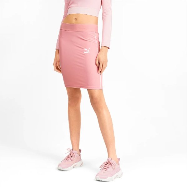 粉色运动裙