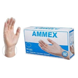 AMMEX Medical Clear Vinyl Gloves