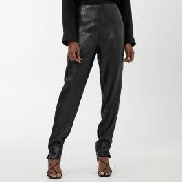 ARKET Black Matte Sequin Trousers